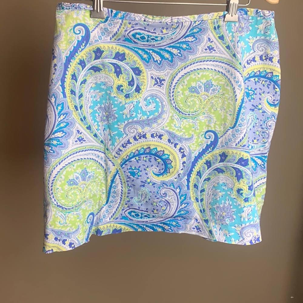 Larry Levine petite stretch skort